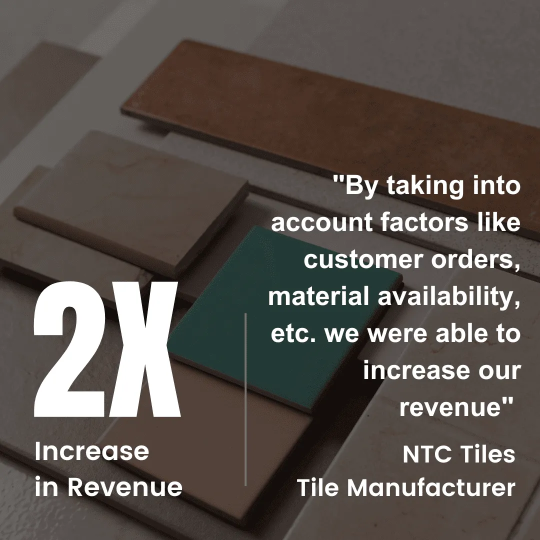NTC Tiles testimonial: 2X increase in revenue