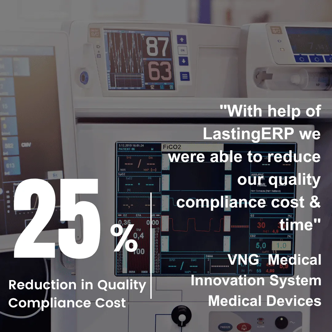 VNG Medical testimonial: 25% lower quality compliance cost