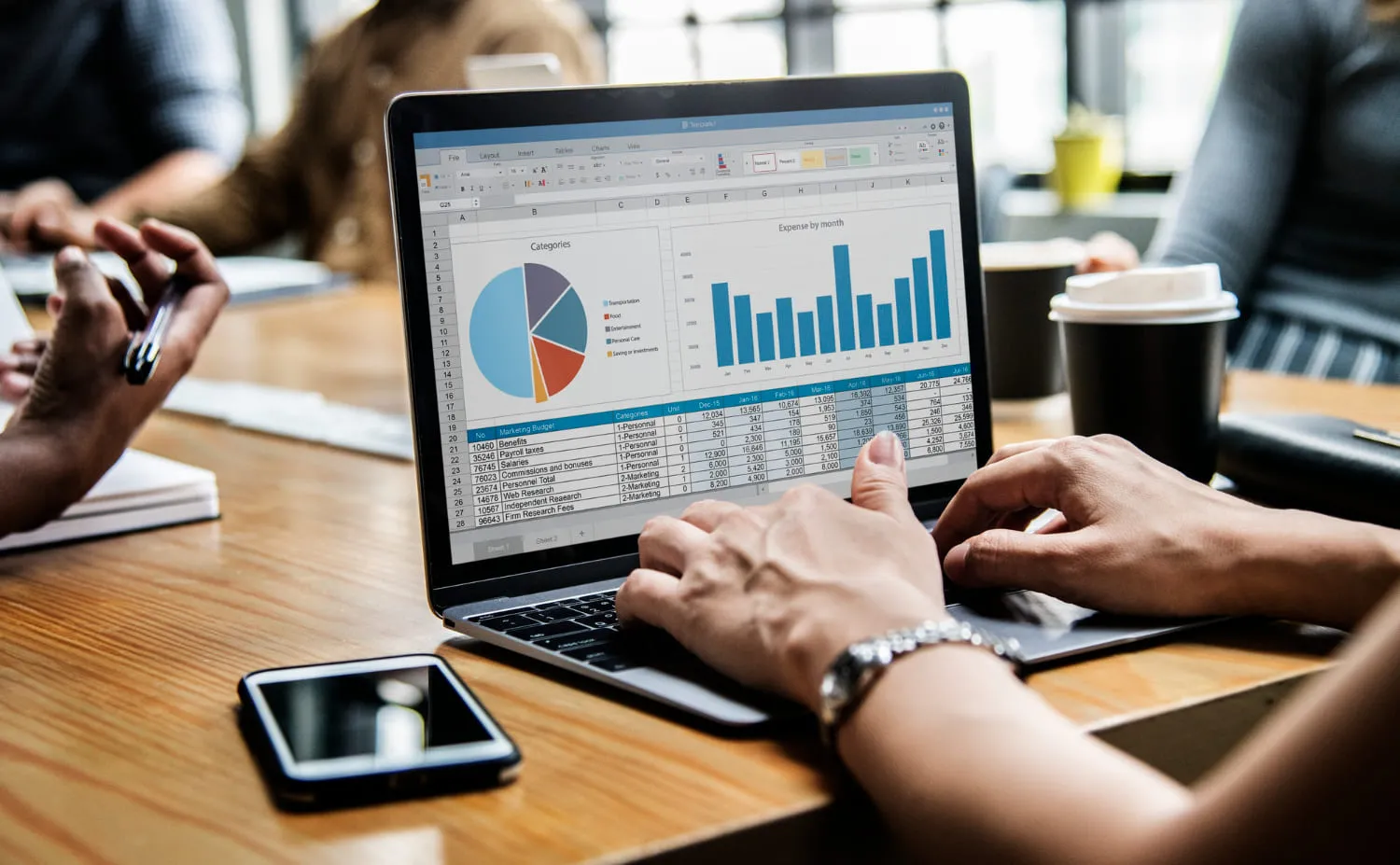 Sales forecasting and CRM pipeline concept